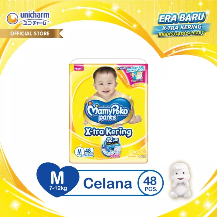 Jumbo Mamypoko pants standar M48 / L42 / XL38 / XXL34 popok mamypoko extra kering/pempes mamypoko