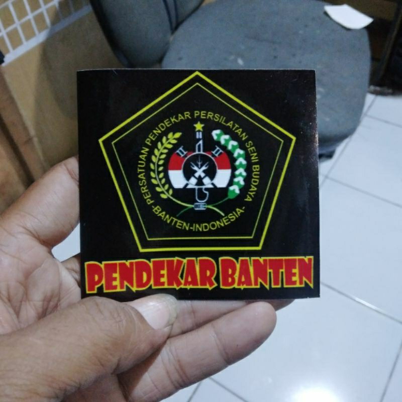 stiker vinyl logo pendekar banten