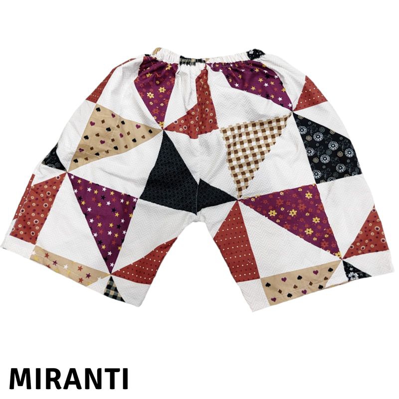 Boxer Celana Pendek Kolor Santai Kekinian Cowok Cewek
