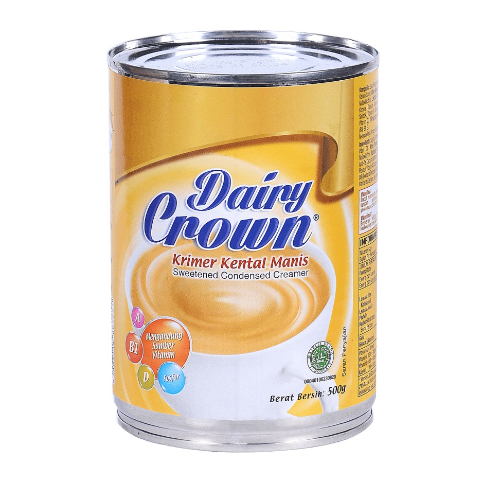 

Susu Krimer Kental Manis Dairy Crown 500gr