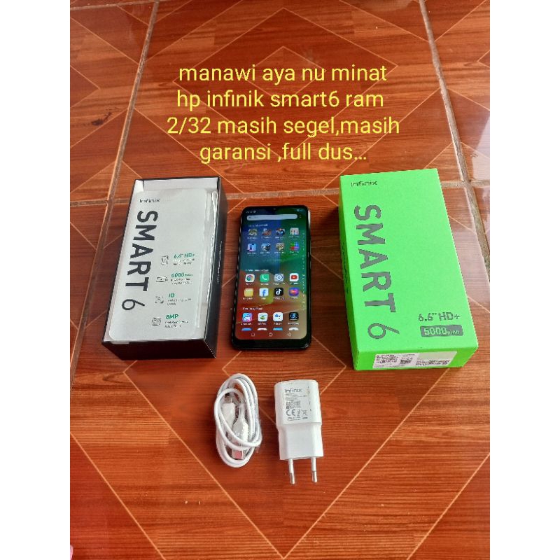 hp infinik smart6 seken full set ram 2/32