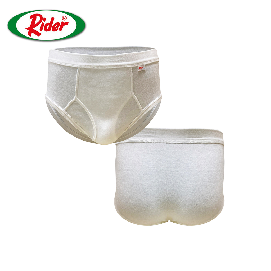 Rider Anti Bacteria Full Brief - Celana Dalam Pria R325BP Warna Putih isi 1 Pcs
