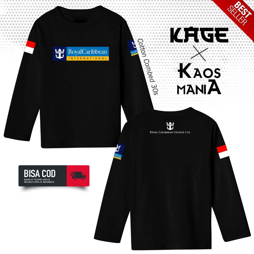 Baju KAPAL PESIAR ROYAL CARIBBEAN Tangan Panjang - Kaos Atasan Kapal Pesiar BERGAYA STORE