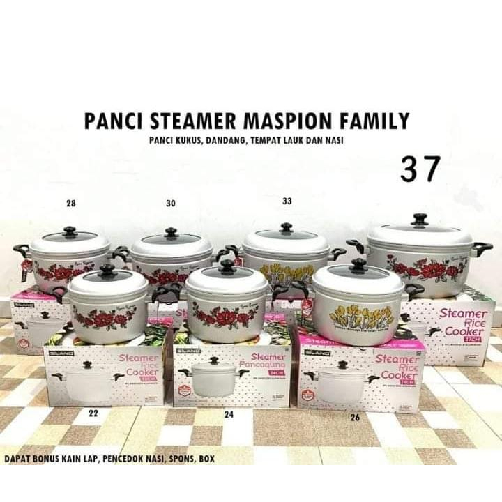 Panci panca guna maspion panci kukusan maspion kukusan tebal anti lengket panci tebal anti lengket