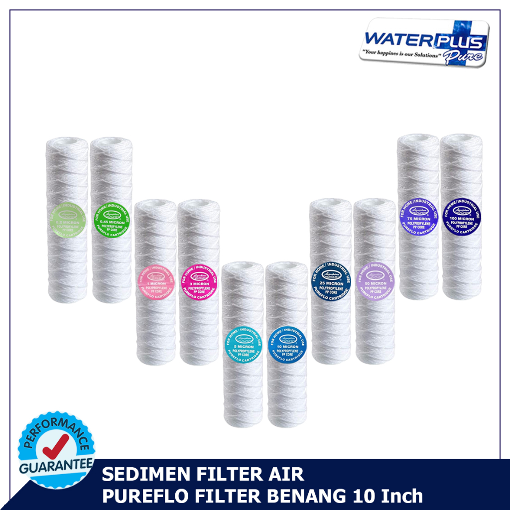 Filter Air - Cartridge Filter Benang Pureflo AQUAKLEEN 10in
