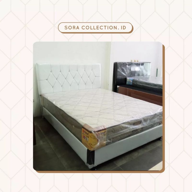 Central Springbed Deluxe Uk 140x200 cm + Divan Full Set