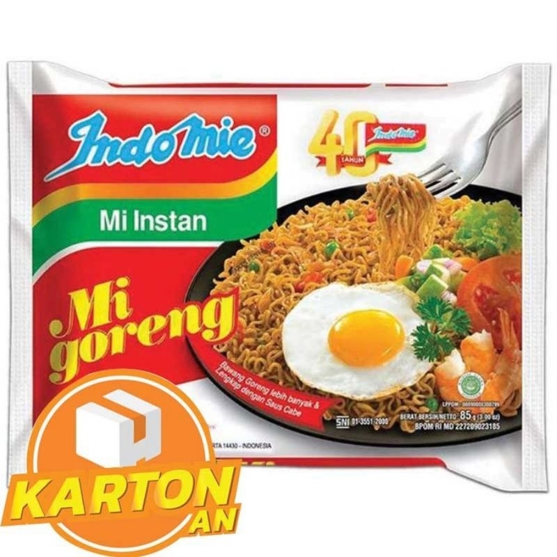 

Indomie Mi instan goreng 85g/carton