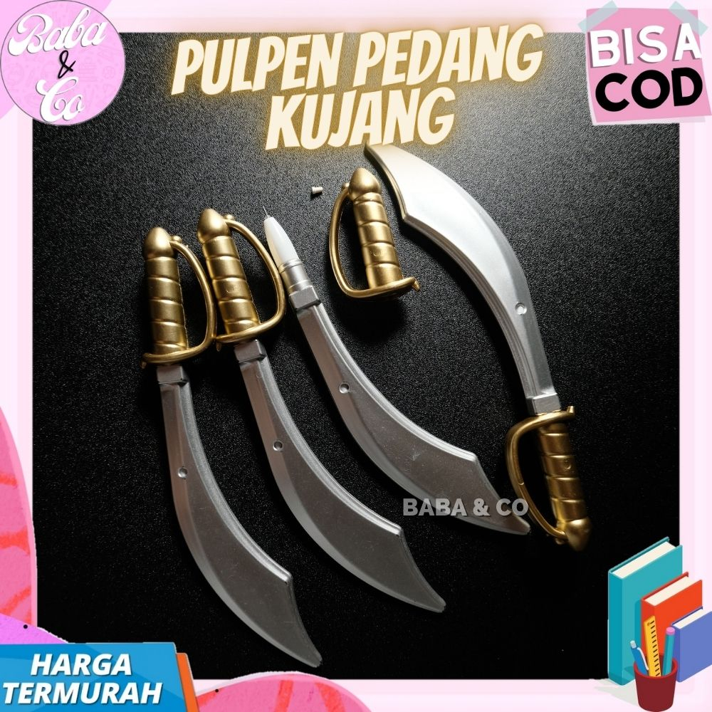 

PULPEN MURAH PULPEN PEDANG KUJANG PEN SENJATA LUCU UNIK COD PEN GROSIR PEN SENJATA PEDANG MAINAN UNIK