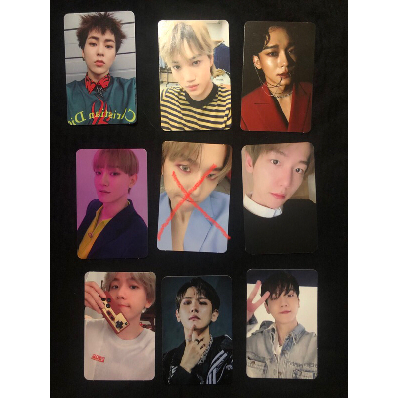 [READY] EXO OFFICIAL PHOTOCARD chanyeol sehun kai tao suho luhan kihno 1bv obsession mama A dftf xox