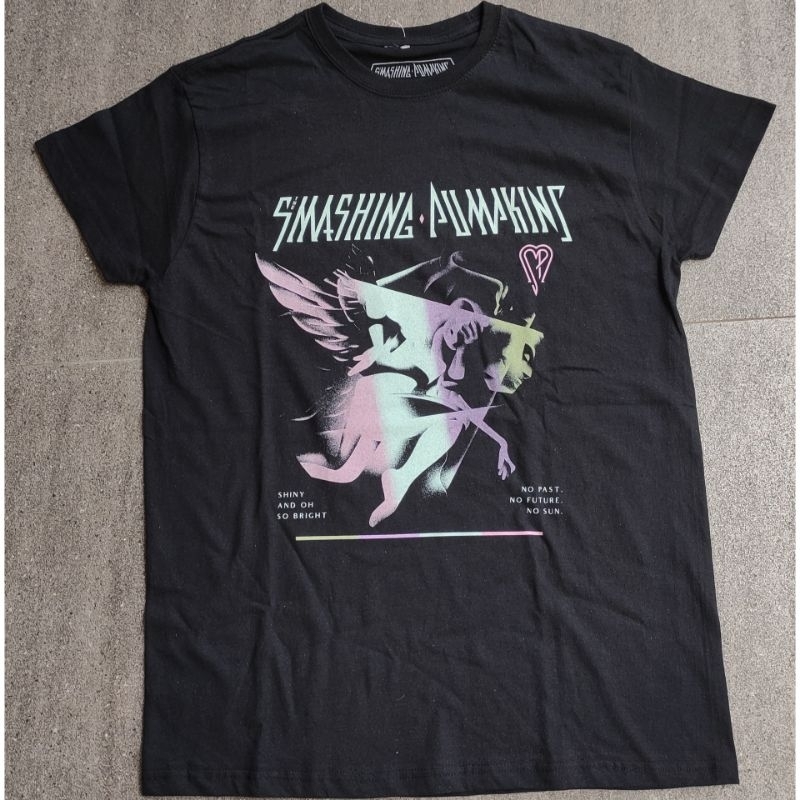 kaos band smashing pumpkins original merchandise Tshirt new baru