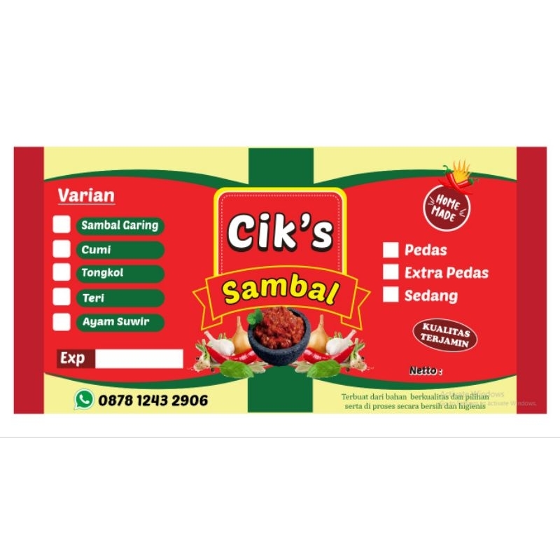 

cik's sambal