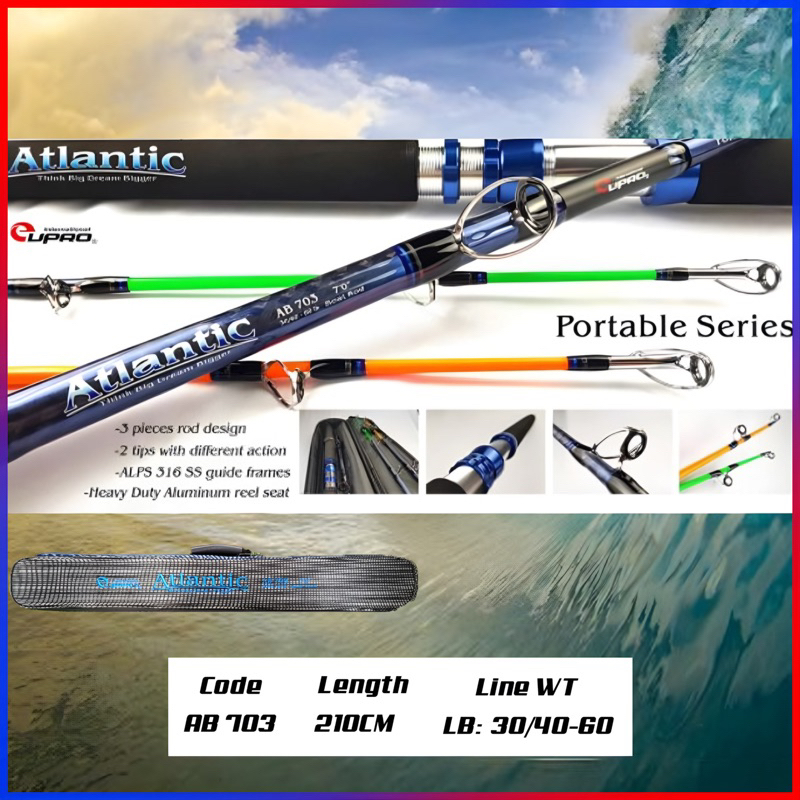 EUPRO ATLANTIC BOAT AB703 PORTABLE SERIES | JORAN POPPING - SPINNING