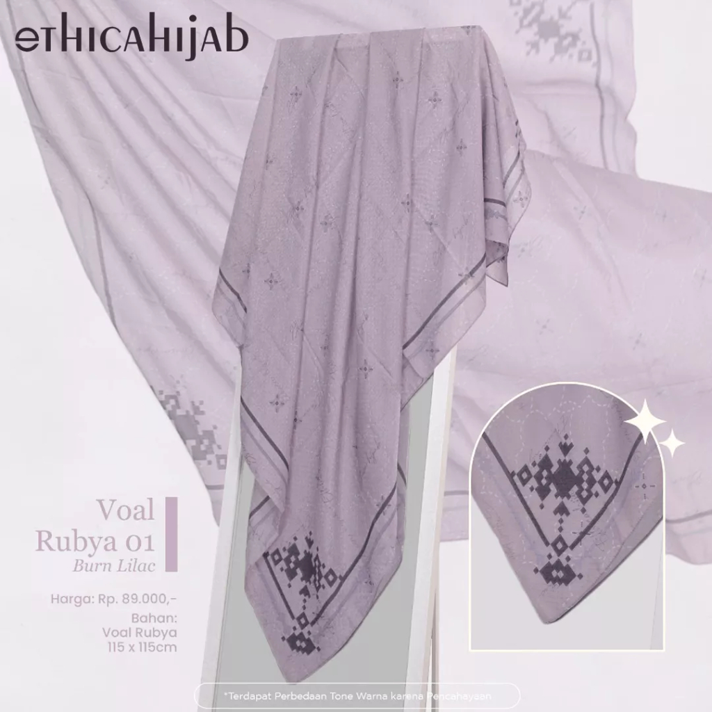 Hijab Segi Empat Voal Rubya 01 EthicaHiab Hijab Segi Empat Motif Ethica Voal Daily Hijab Motif