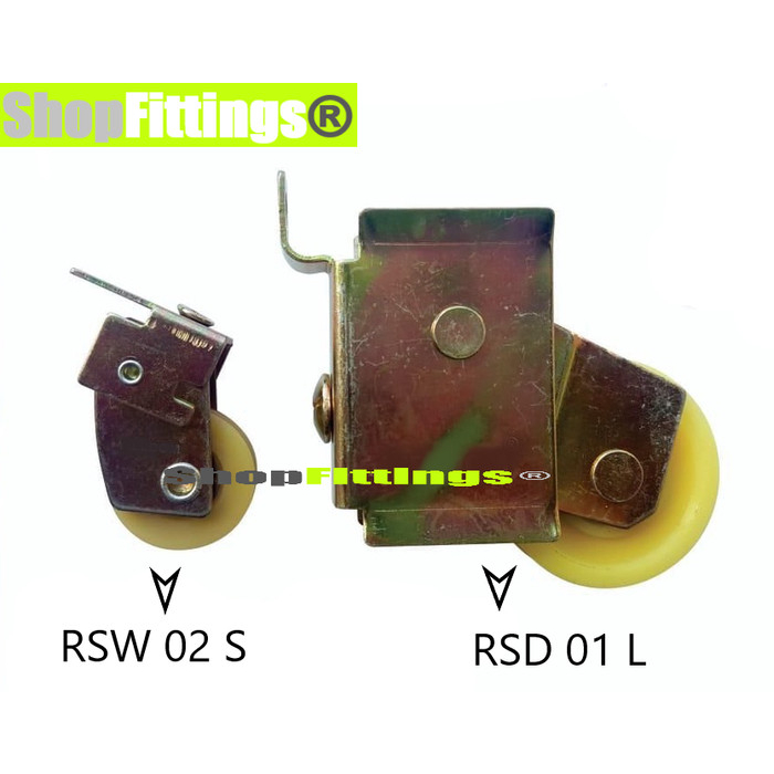 Roda Pintu Jendela Alumunium Geser Aluminum Sliding Door Wheels x1 Pcs