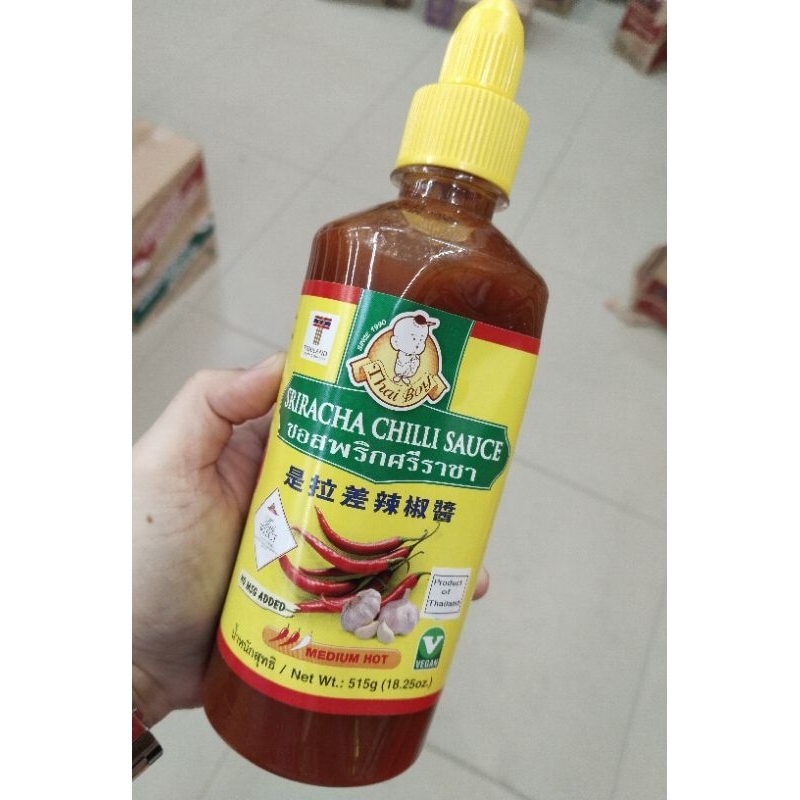 

THAI BOY SRIRACHA CHILI SAUCE 515gr medium hot