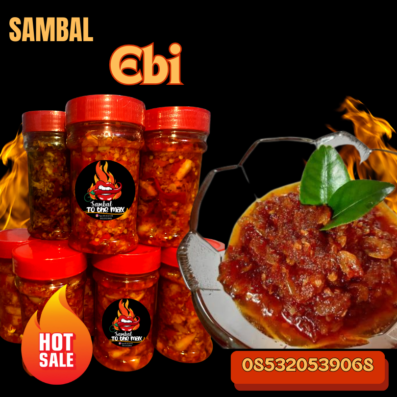 

SAMBAL EBI 150 gr/SAMBAL PEDES/DIJUAL SAMBAL