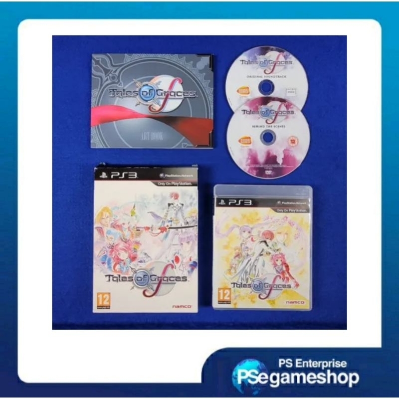 ps3 TALES OF GRACES F Day One Edition + Artbook +Soundtrack ( preloved)
