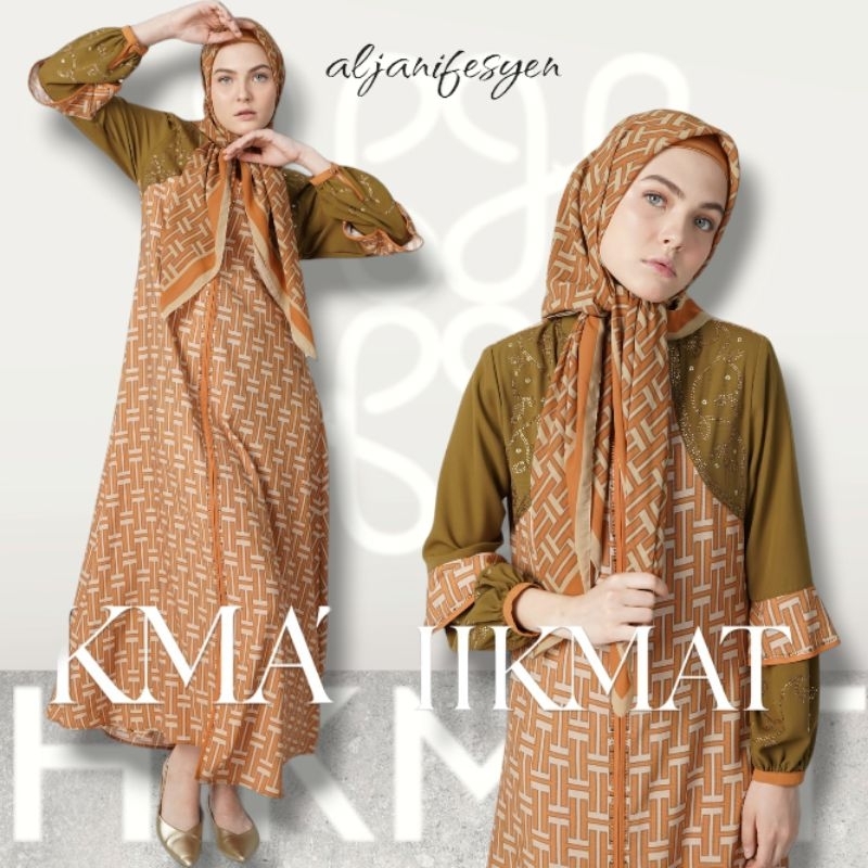 Abaya Hikmat Fashion Original A9211