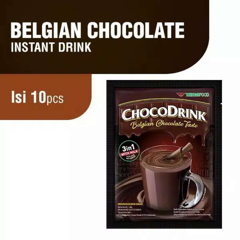 

ChocoDrink Belgian Chocolate 1 renteng isi 10pcs