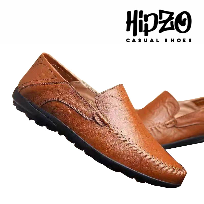 HZ- Sepatu Pantofel RSG02 100% ORIGINAL Kulit Sintetis Premium Sepatu Pantofel Pria Keren