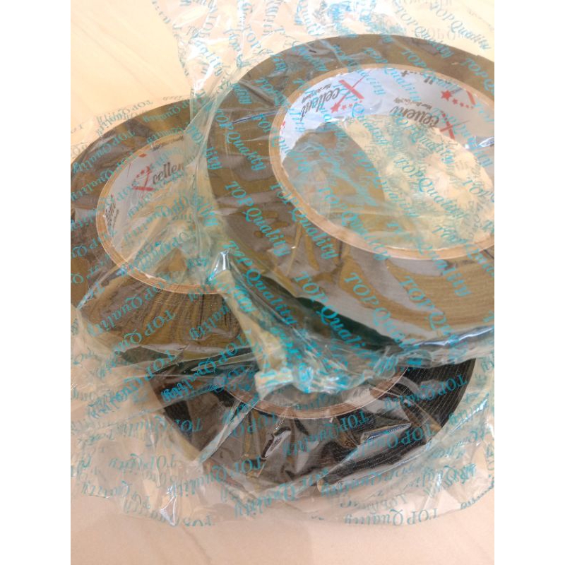 

DOUBLE TAPE HIJAU - PE POAM 24MM XCELLENT SUPER KUAT