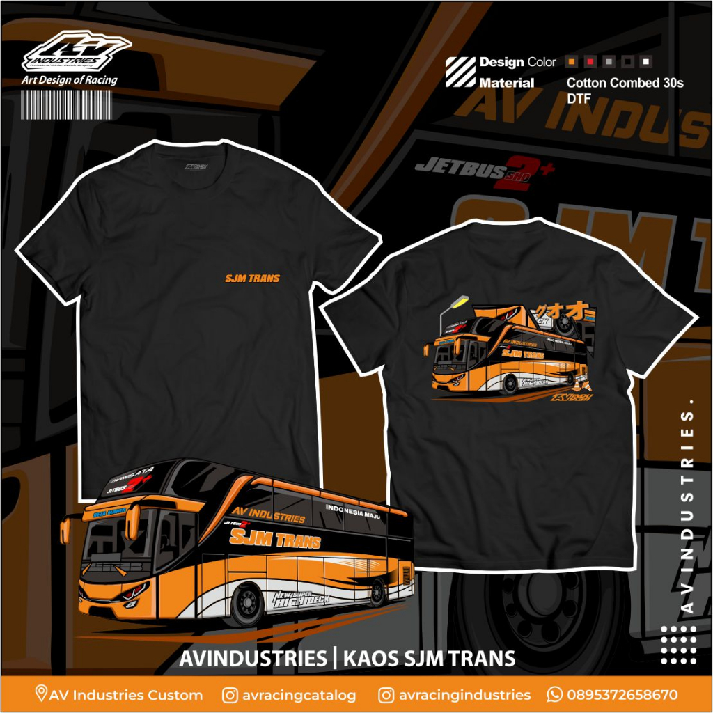 Kaos BUS MANIA SJM TRANS