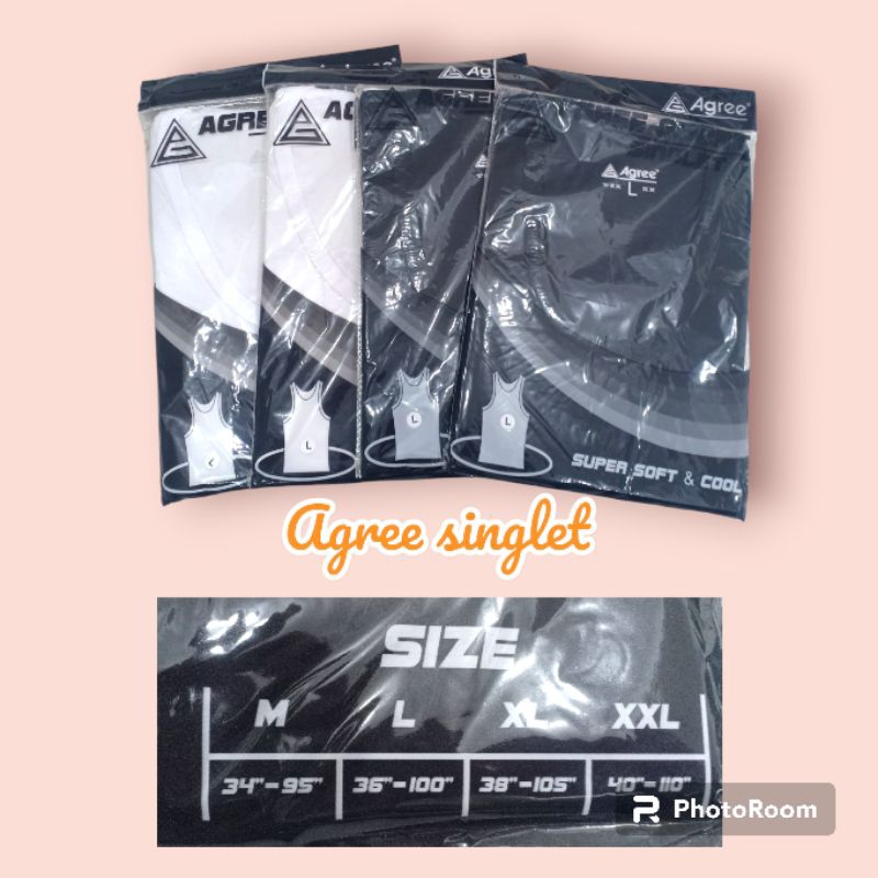 Agree singlet isi 3pcs