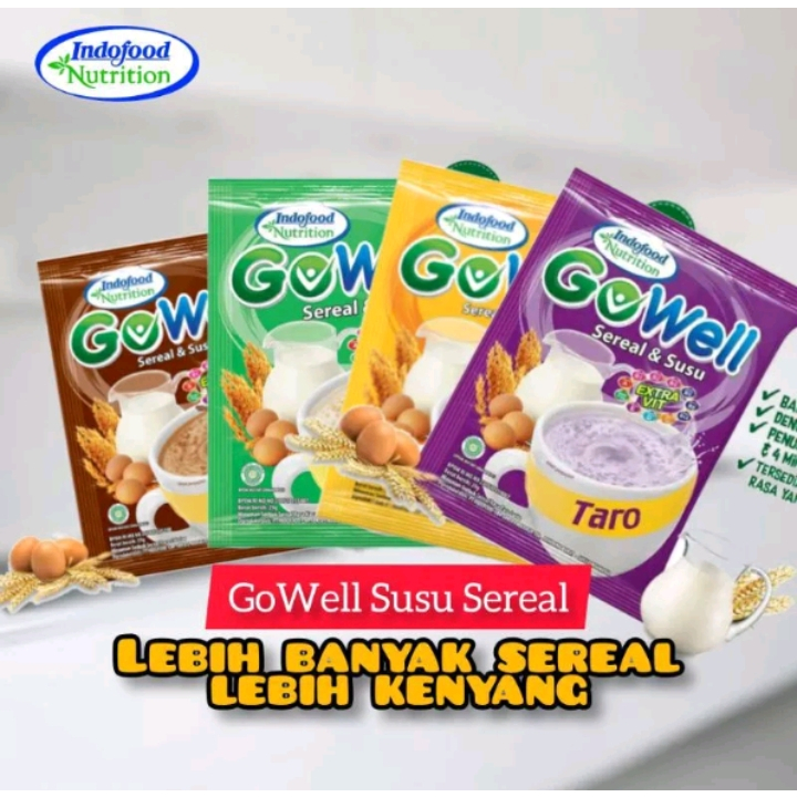 

GOWEL SEREAL & SUSU 1 RENCENG 10 X 29gr