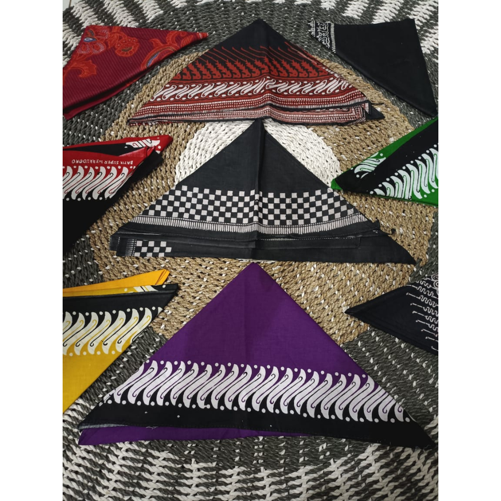 ✔️HOT SALE Udeng Jaranan Segitiga / Udeng Motif Batik / Udeng Jaranan Motif