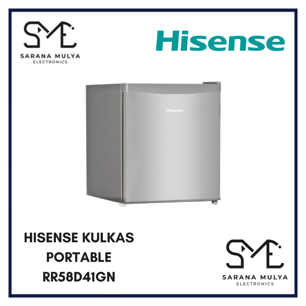 HISENSE KULKAS PORTABLE RR58D4IGN - LEMARI ES PORTABLE 42L