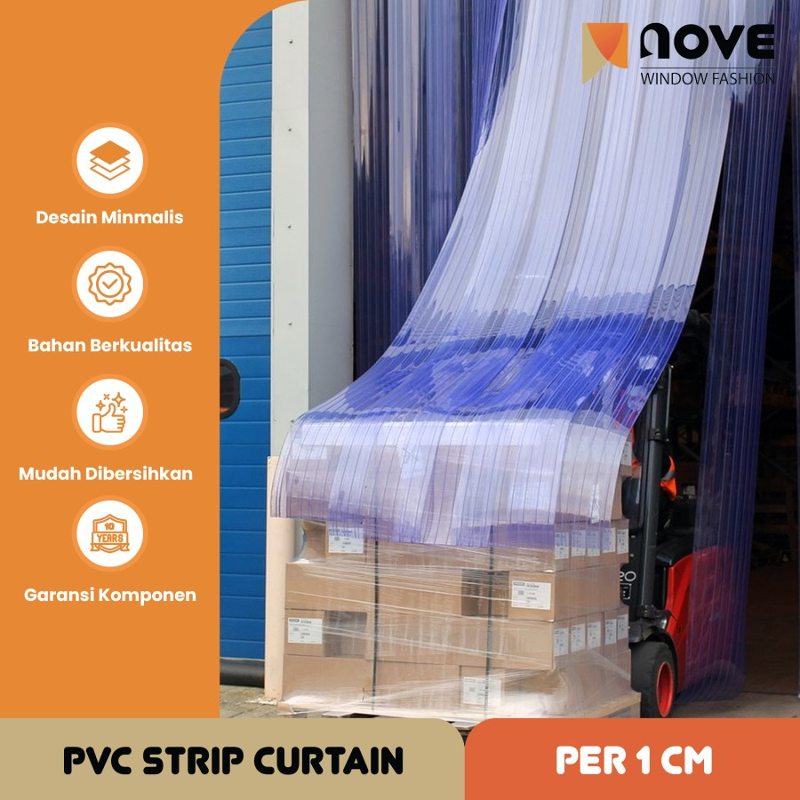 Nove Pvc Strip Curtain - Tirai Pvc Custom - Tirai Plastik PVC