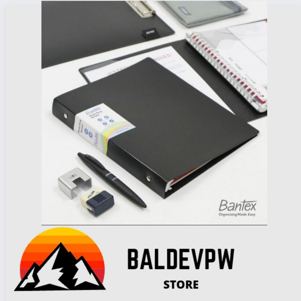 

cover binder pastel bantex B5 3126 multi ring hold varian warna hitam