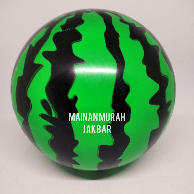 MAINAN ANAK BOLA KARET BOLA SEMANGKA + PENTIL BOLA