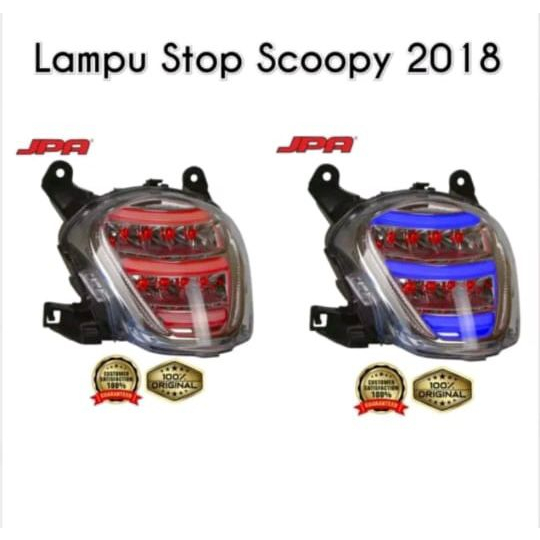 Lampu stop JPA LED SCOOPY ESP NEW 2018 / Stoplamp SCOOPY JPA