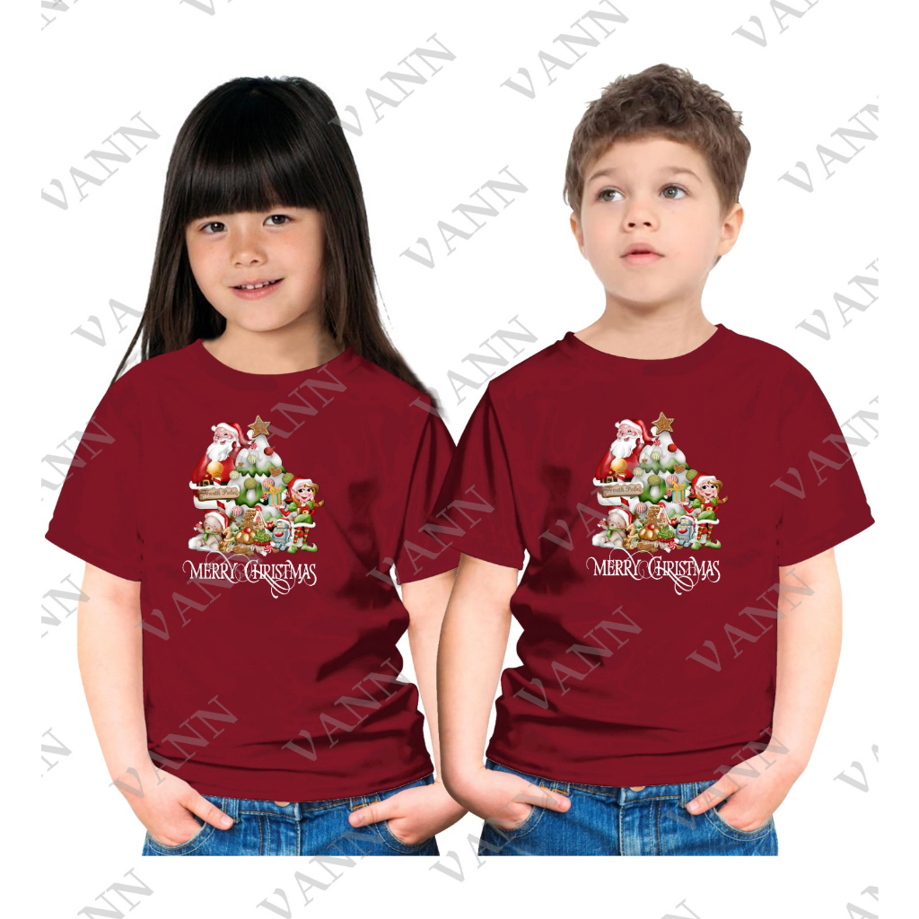 BAJU NATAL /KAOS NATAL ANAK-ANAK/ KAOS NATAL SPESIAL/ KAOS MERRY CHRISTMAS ANAK /PAKAIAN ANAK LAKI-L