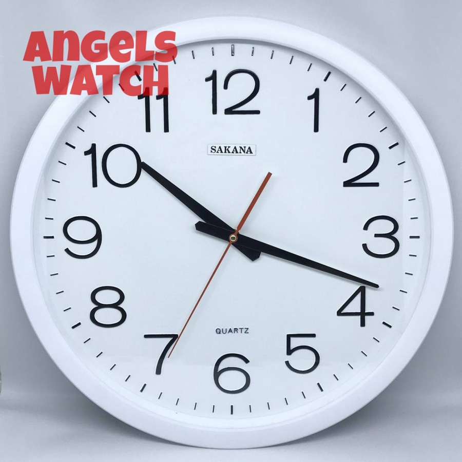 Jam dinding sakana 411 quartz original/ sakana 411