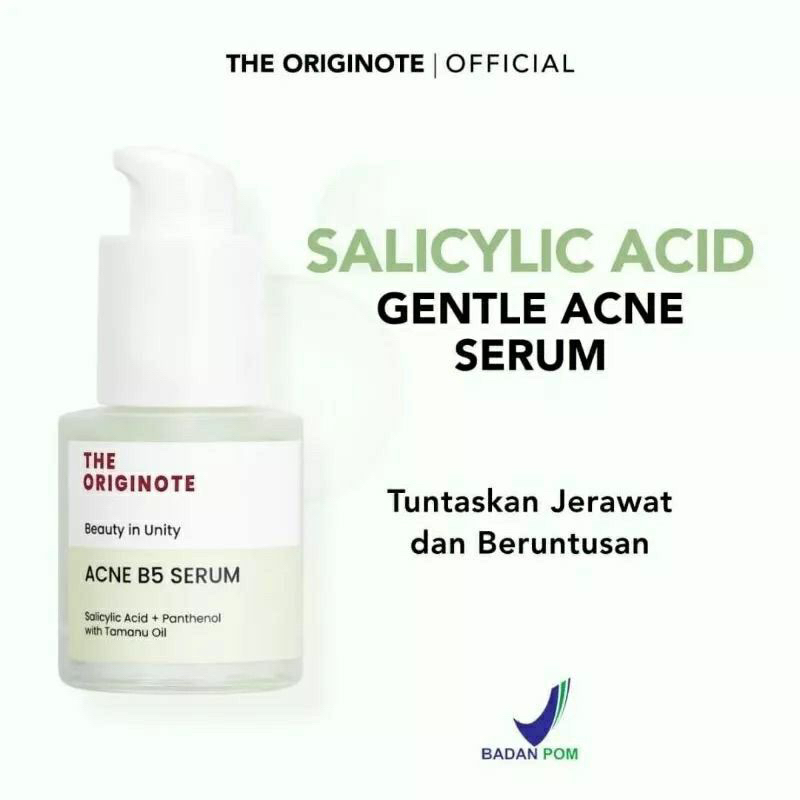 The Originote Acne B5 serum 20ml - serum Anti Acne untuk mencegah jerawat dan perawatan wajah dengan