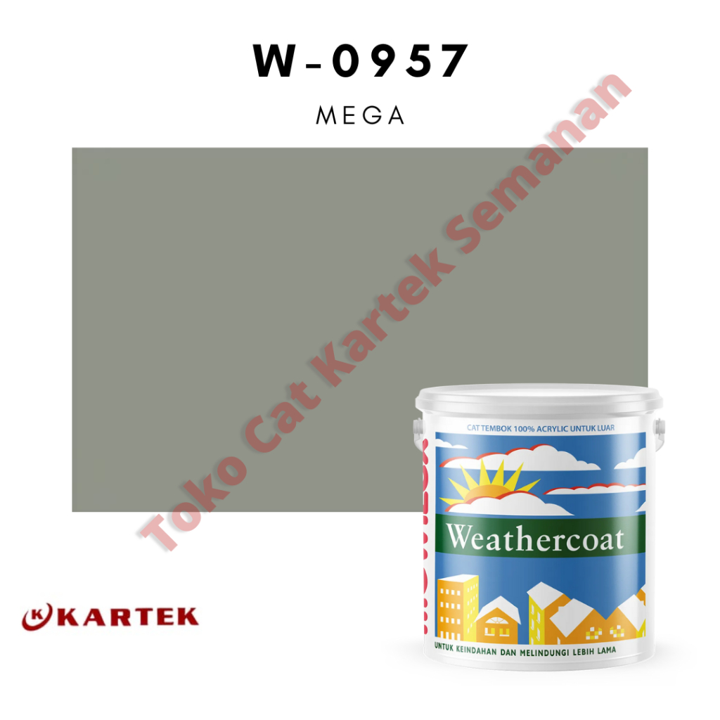 Mowilex Weathercoat Exterior W-0957 Mega (2.5 liter)