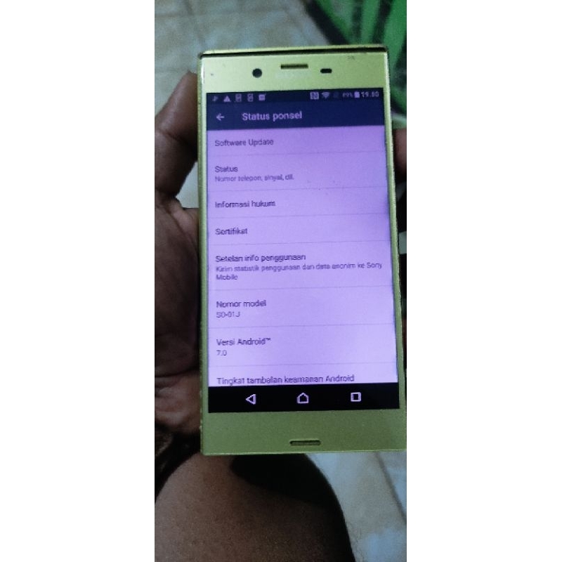 lcd sony xz so-01j