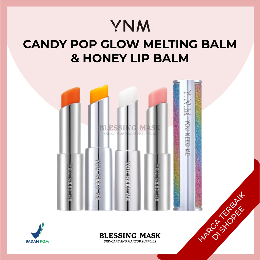 YNM Candy Pop Glow Melting Balm | Honey Lip Balm - FREE Key Ring | You need Me