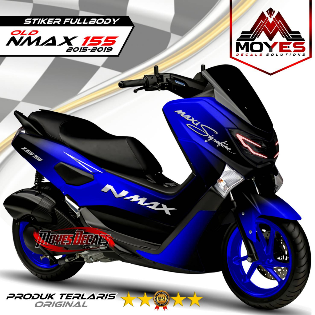 Decal Nmax Old - Decal Nmax Full Body - Dekal Nmax - Stiker Nmax Full Body - Striping Nmax Old MOTIF