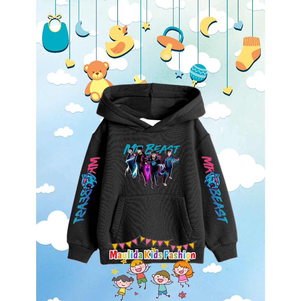 Hoodie anak Mr Beast / Sweater Anak Mr Beast 01
