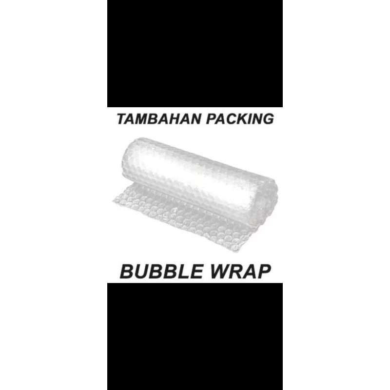 

Bubbelwrap tambahan untuk packing