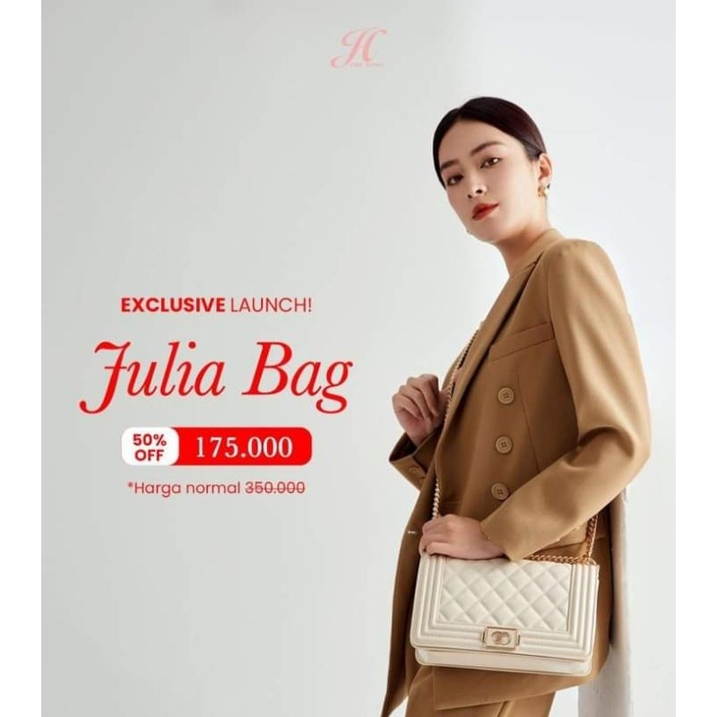 promo tas rantai julia bag jimshoney free box exlusive JH