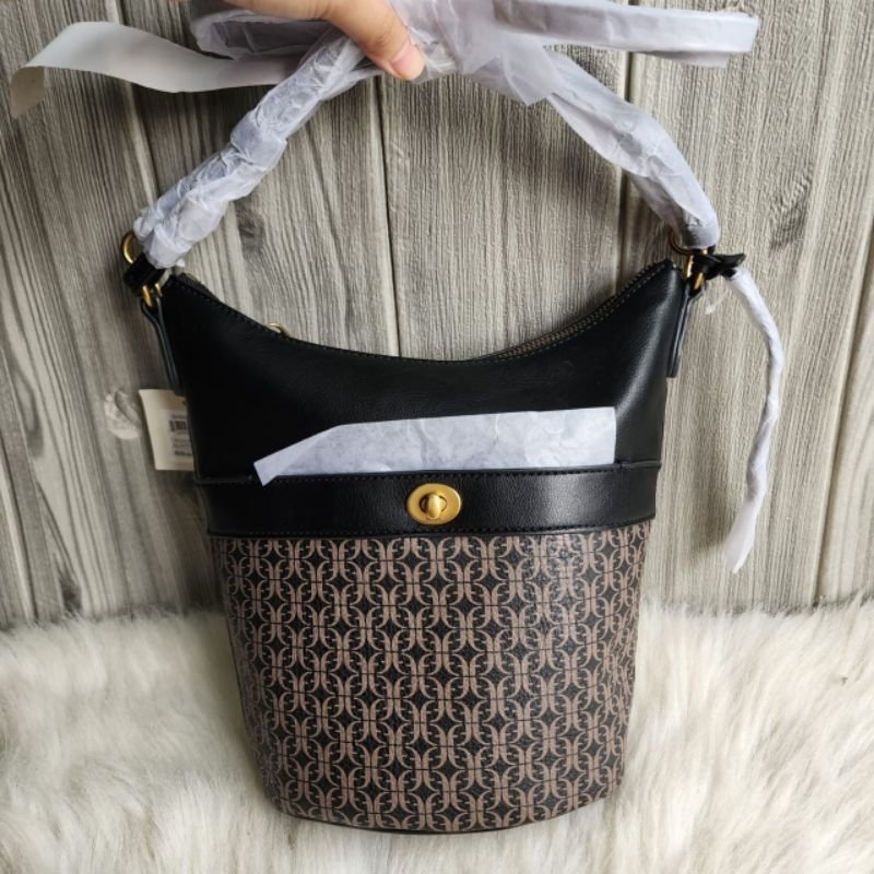 FOSSIL Talulla Small Hobo Bag Black Brown