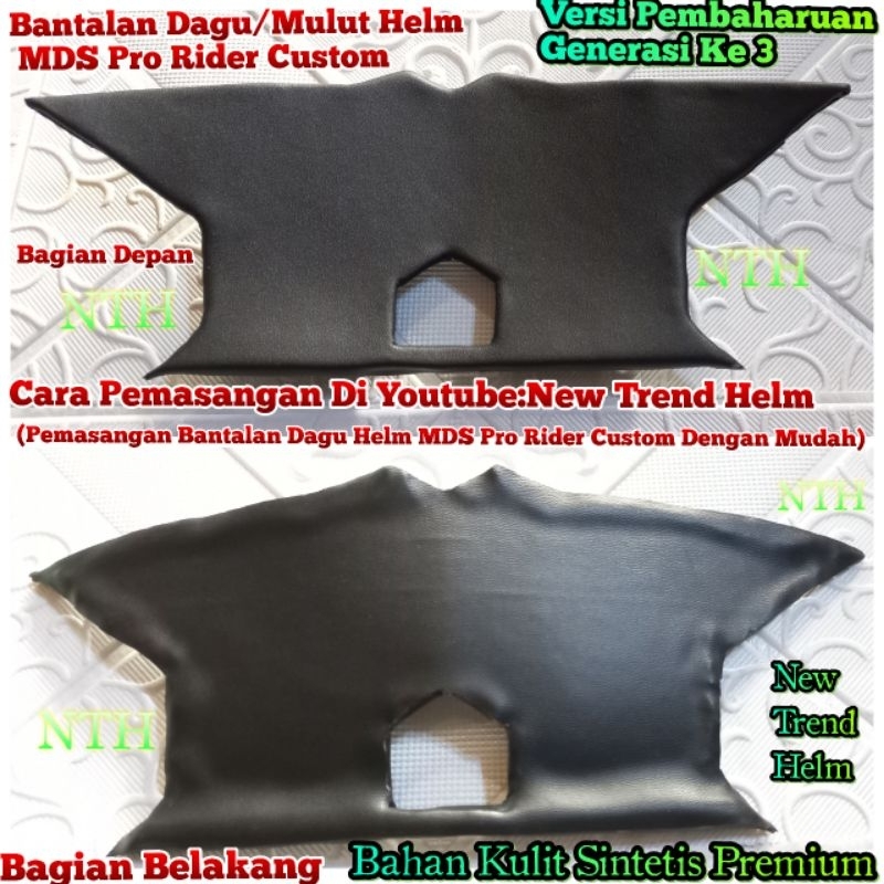 Bantalan dagu Bantalan busa Helm MDS Pro Rider Modular berkualitas dan awet.
