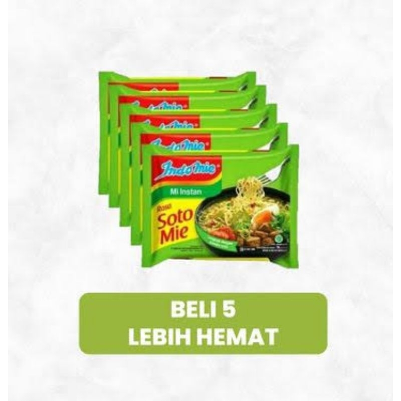 

INDOMIE KUAH SOTO ISI 5 PCS