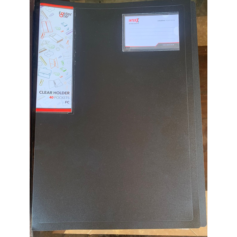 

Preloved Clear Holder/ Dokumen Keeper/ Display Album Folio F4 Folder One