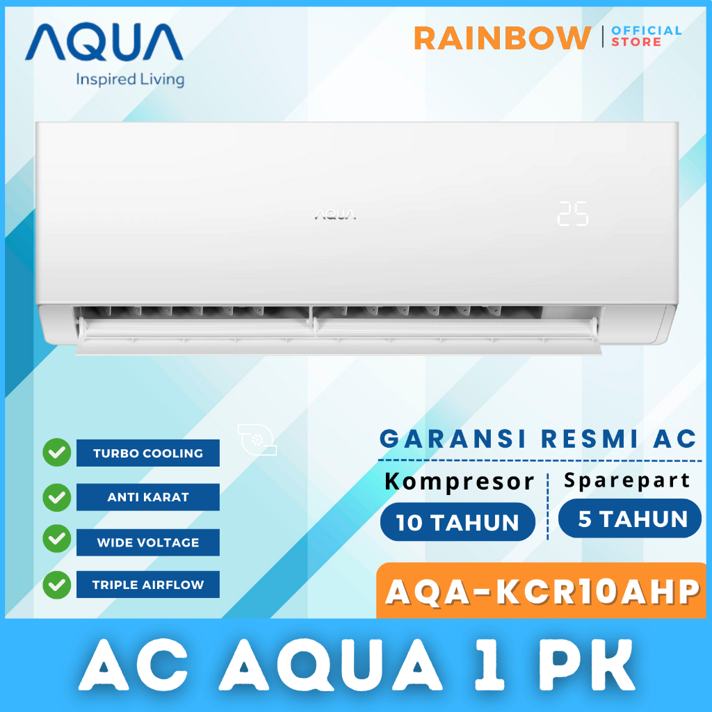 AC AQUA 1 PK LOW WATT AQA-KCR9AHQ