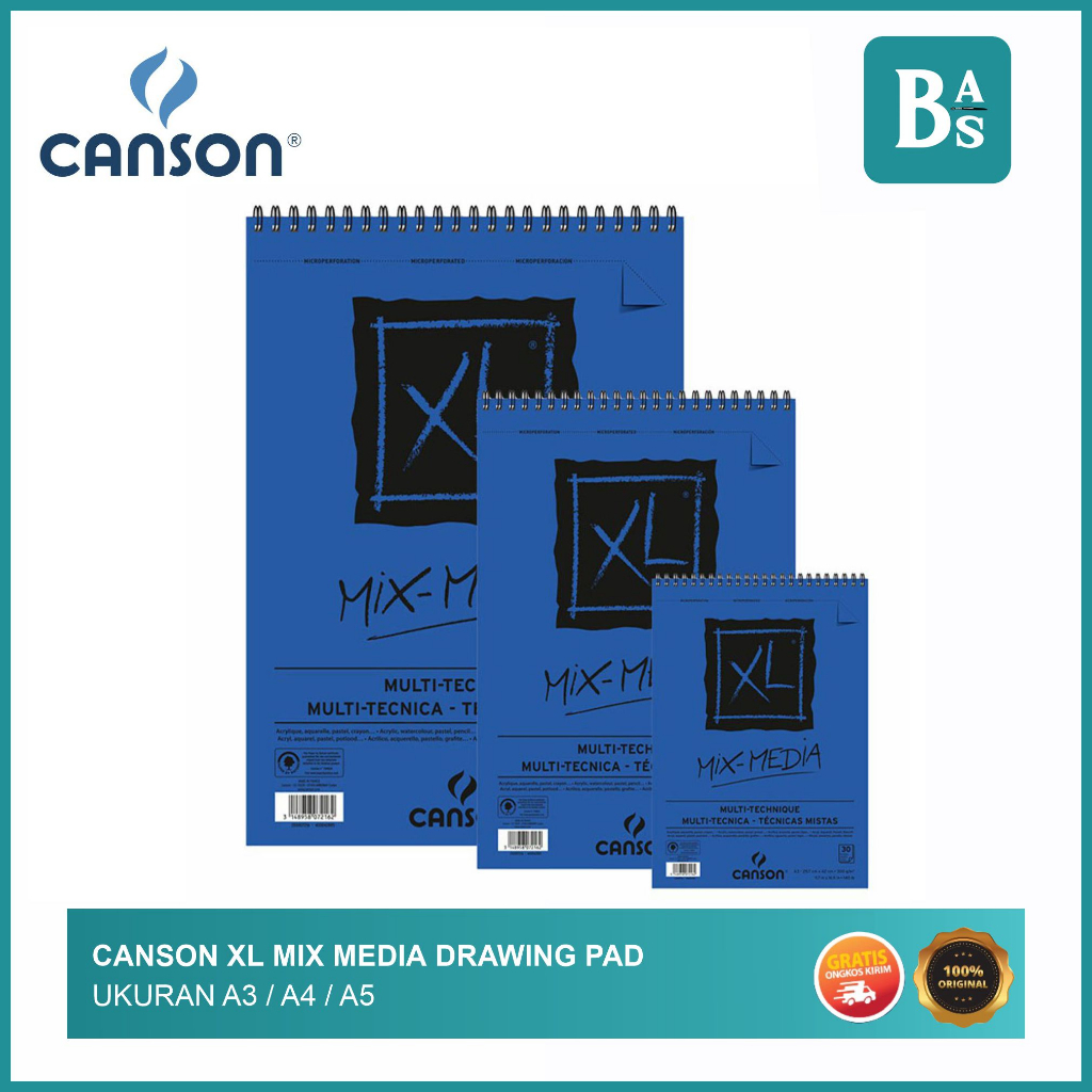 

Canson XL Mix Media Drawing Pad A3 / A4 / A5